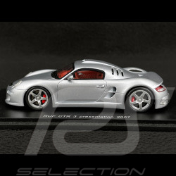 Porsche 997 RUF CTR3 Presentation 2007 silver grey 1/43 Spark S0714
