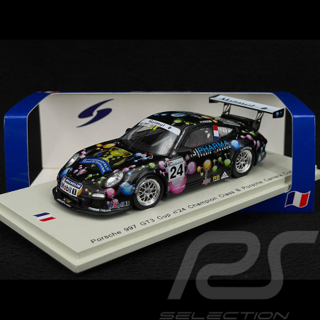 Porsche 911 GT3 Cup Type 997 n° 24 Vainqueur Carrera Cup 2011 1/43 Spark SF070