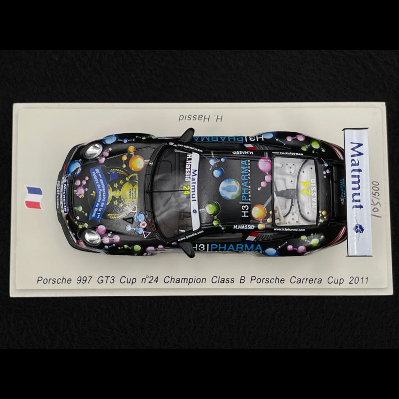 Porsche 911 GT3 R Black Edition 2011 - Spark 1/43 - Miniature Comme Neuve