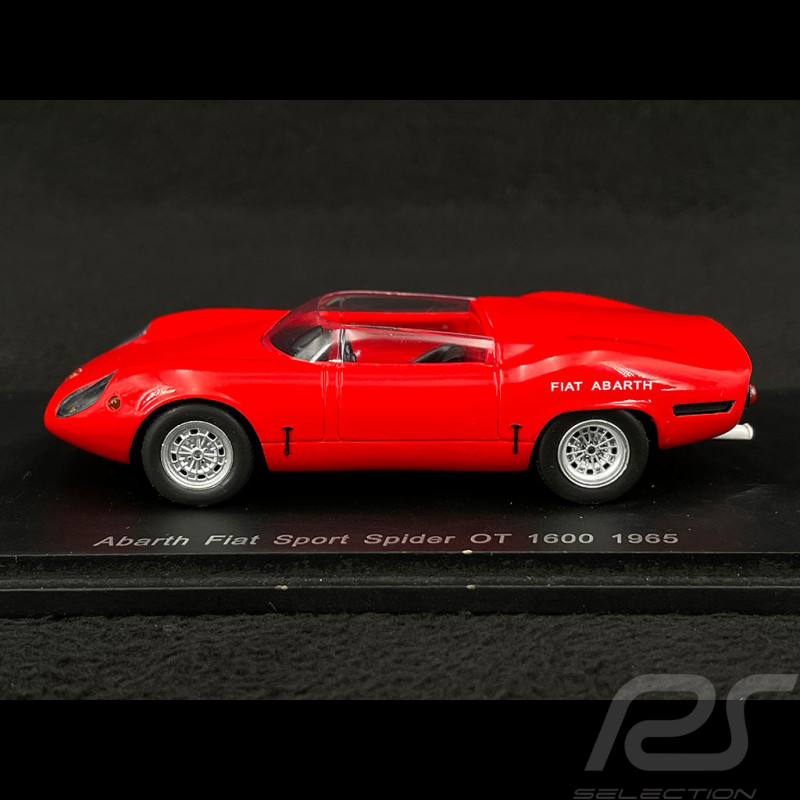 Fiat OT 1600 Abarth Sport Spider 1965 Rot 1/43 Spark S1319 Fiat OT 1600 Abarth Sport Spider 1965 Rot 1/43 Spark S1319