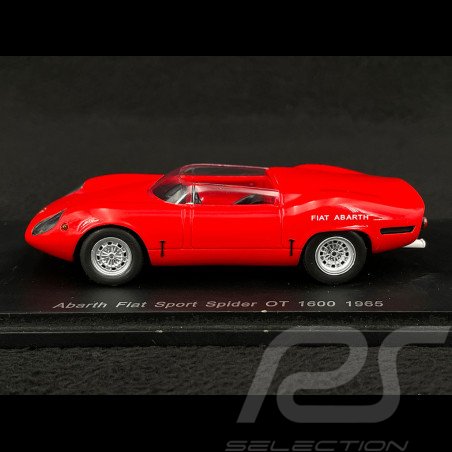 Fiat OT 1600 Abarth Sport Spider 1965 Red 1/43 Spark S1319