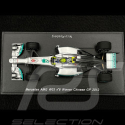 Nico Rosberg Mercedes AMG W03 n° 8 Sieger GP China 2012 F1 1/43 Spark S3043