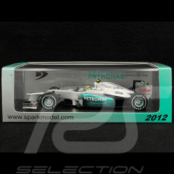 Nico Rosberg Mercedes AMG W03 n° 8 Vainqueur GP China 2012 F1 1/43 Spark S3043