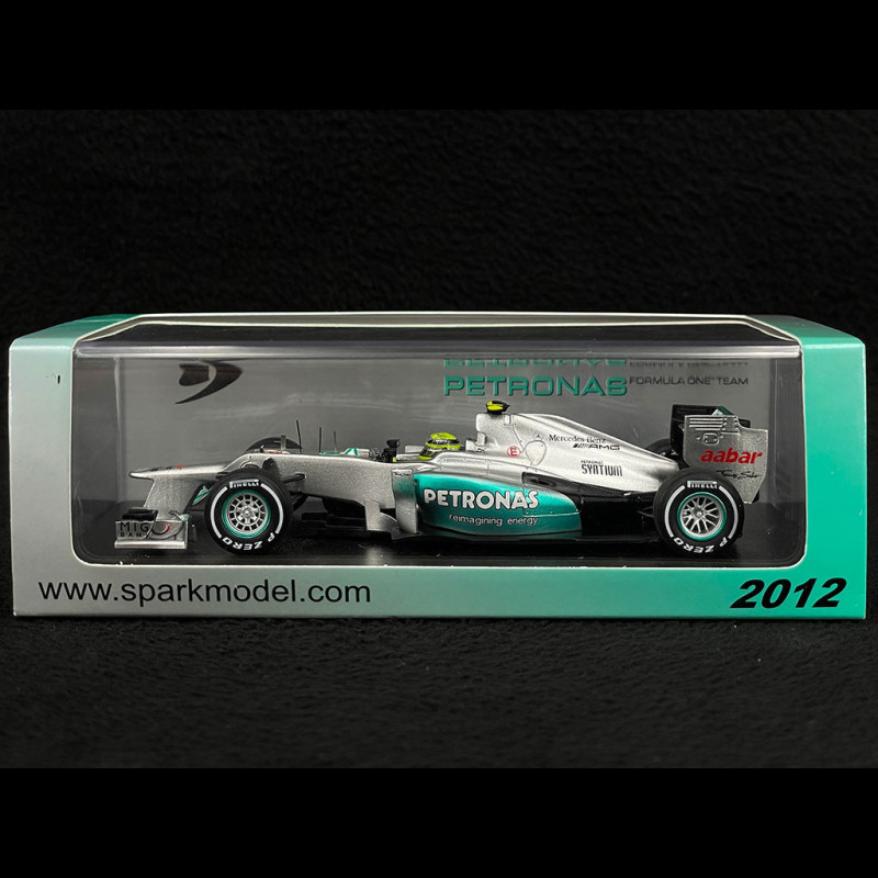 Nico Rosberg Mercedes AMG W03 n° 8 Winner GP China 2012 F1 1/43 Spark S3043