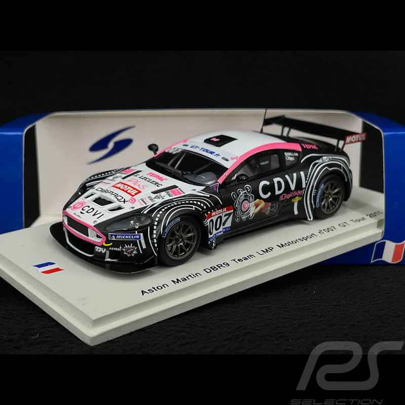 Aston Martin DBR9 n° 007 GT Tour 2011 1/43 Spark SF026 Aston Martin DBR9 n° 007 GT Tour 2011 1/43 Spark SF026