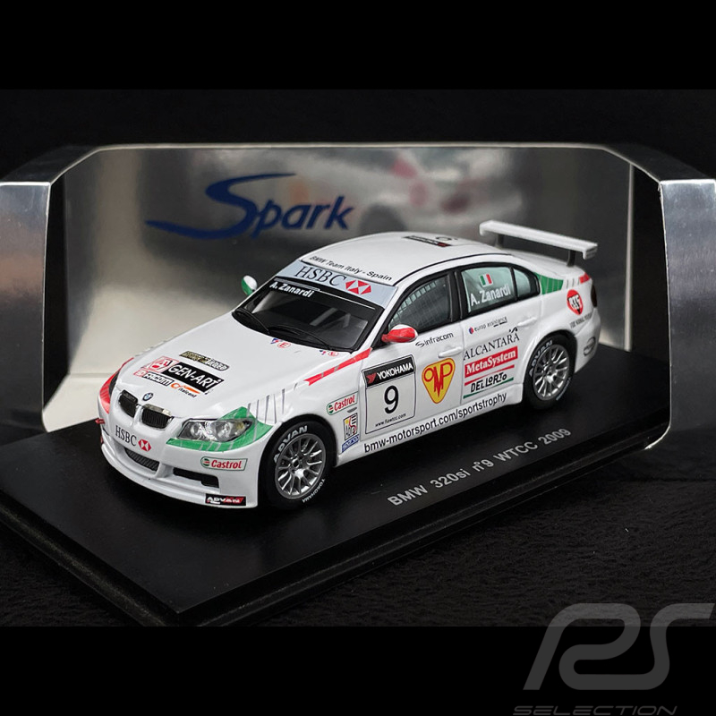 BMW 320i n° 9 WTCC 2009 BMW Team Italy-Spain 1/43 Spark S2504