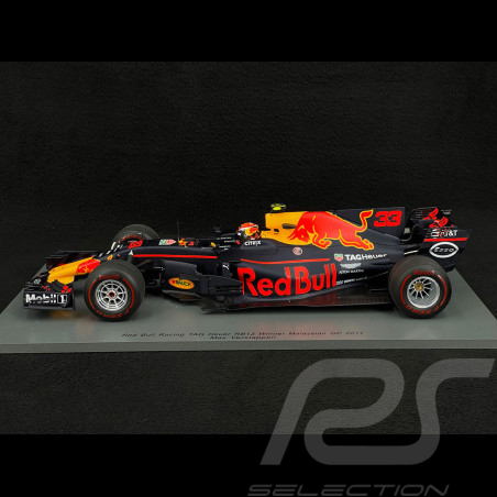 Max Verstappen Red Bull Racing RB13 n° 33 Vainqueur GP Malaisie 2017 F1 1/18 Spark 18S311