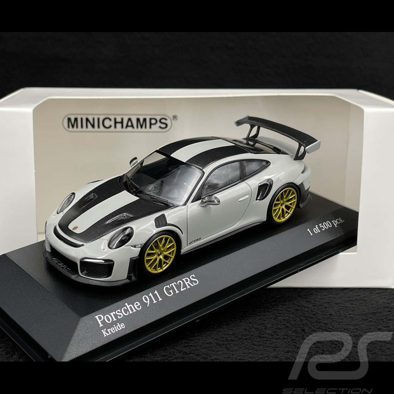Porsche 911 GT2 RS Type 991 Weissach Package 2018 Gris Craie 1/43 Minichamps 413067288