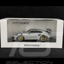 Porsche 911 GT2 RS Type 991 Weissach Package 2018 Gris Craie 1/43 Minichamps 413067288