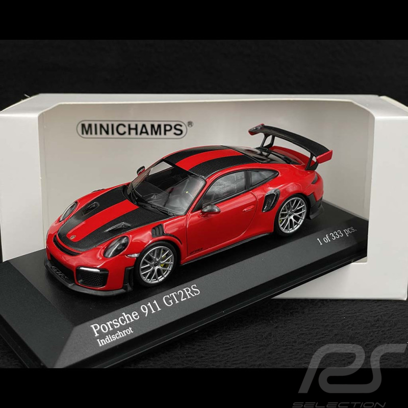 Porsche 911 GT2 RS Type 991 Weissach Package 2018 Rouge Indien 1/43 Minichamps 413067290