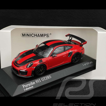 Porsche 911 GT2 RS Type 991 Weissach Package 2018 Rouge Indien 1/43 Minichamps 413067292