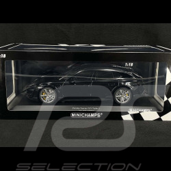 Porsche Taycan Turbo S Cross Tourismo 2021 Schwarz 1/18 Minichamps 155069300