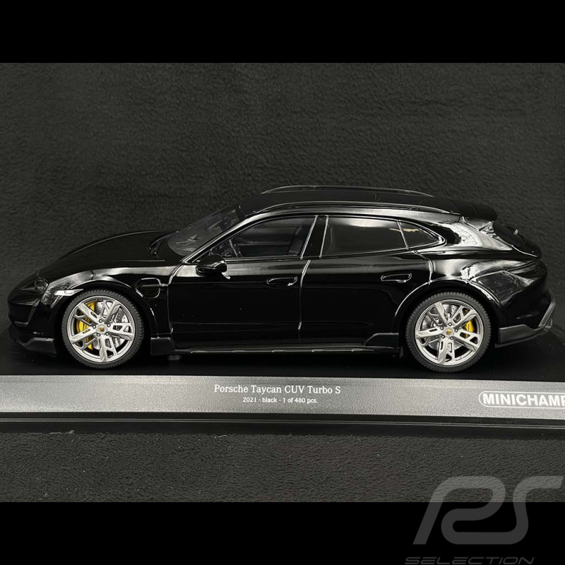 Porsche Taycan Turbo S Cross Tourismo 2021 Noir 1/18 Minichamps 155069300