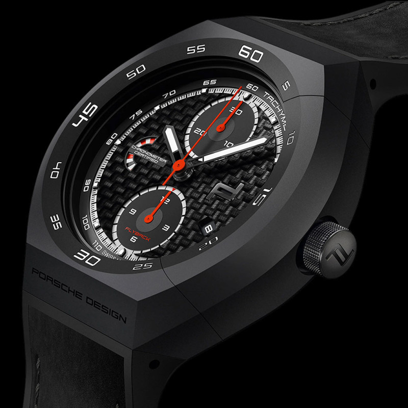 Automatic watch Porsche 911 RSR Monobloc Actuator Chronotimer Flyback ...