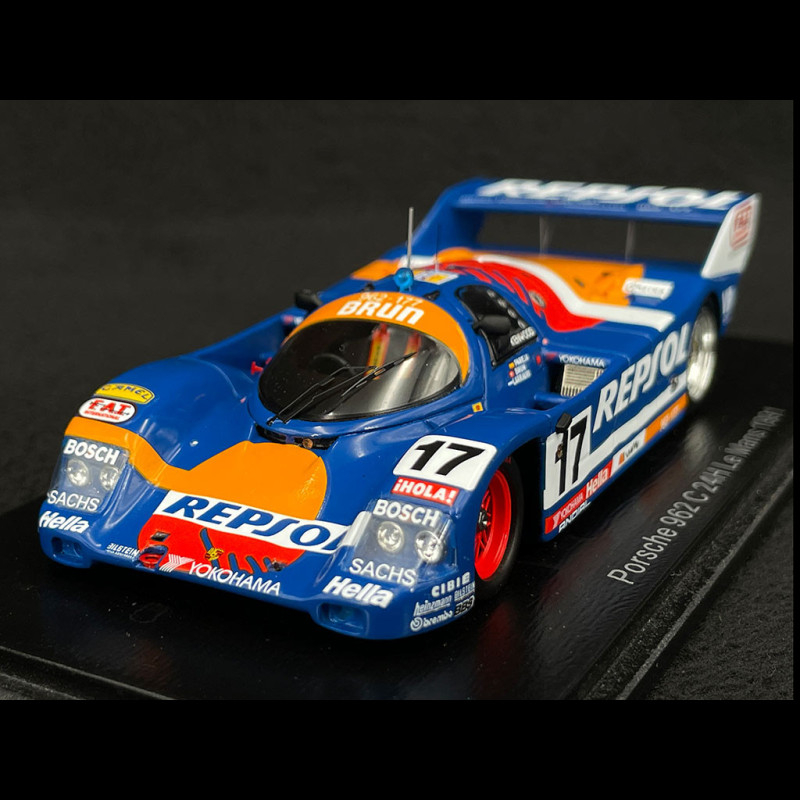 Porsche 962 C n° 17 24h Le Mans 1991 1/43 Spark S9975