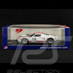 Ford GT40 n° 19 3rd 12h Sebring 1966 1/43 Spark US251