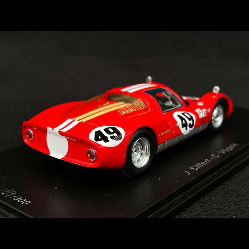 Porsche 906 n° 49 12h Sebring 1966 1/43 Spark US267