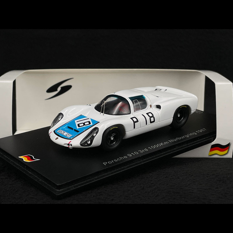 Porsche 910 n° 18 3rd 1000km Nürburgring 1967 1/43 Spark SG820