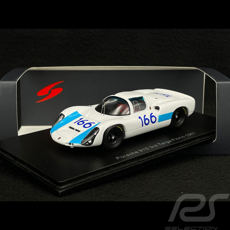 Porsche 910 n° 166 3. Targa Florio 1967 1/43 Spark S9238