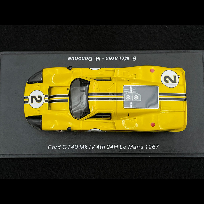 Ford GT40 Mk IV n° 2 24h Le Mans 1967 1/43 Spark S4542