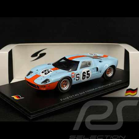 Ford GT40 n° 65 3rd 1000km Nürburgring 1968 1/43 Spark SG817