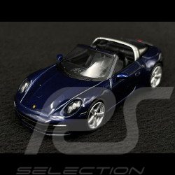 Porsche 911 Targa 4S Type 992 2021 Gentian Blue 1/64 MiniGT MGT00412