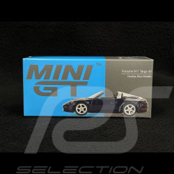 Porsche 911 Targa 4S Type 992 2021 Bleu Gentiane 1/64 MiniGT MGT00412