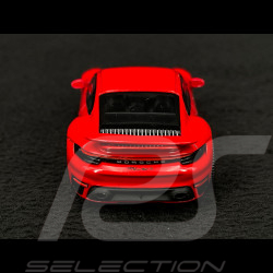 Porsche 911 Turbo S Type 992 2021 Guards Red 1/64 MiniGT MGT00423