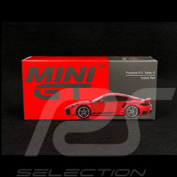 Porsche 911 Turbo S Type 992 2021 Guards Red 1/64 MiniGT MGT00423