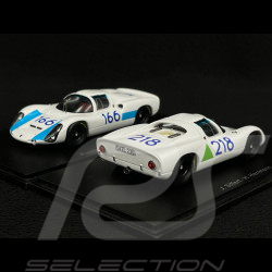 Duo Porsche 910 n° 166 & n° 218 Targa Florio 1967 1/43 Spark