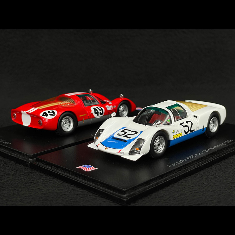 Modèle réduit Porsche - 906 N 52 12h Sebring 1966 H.herrmann