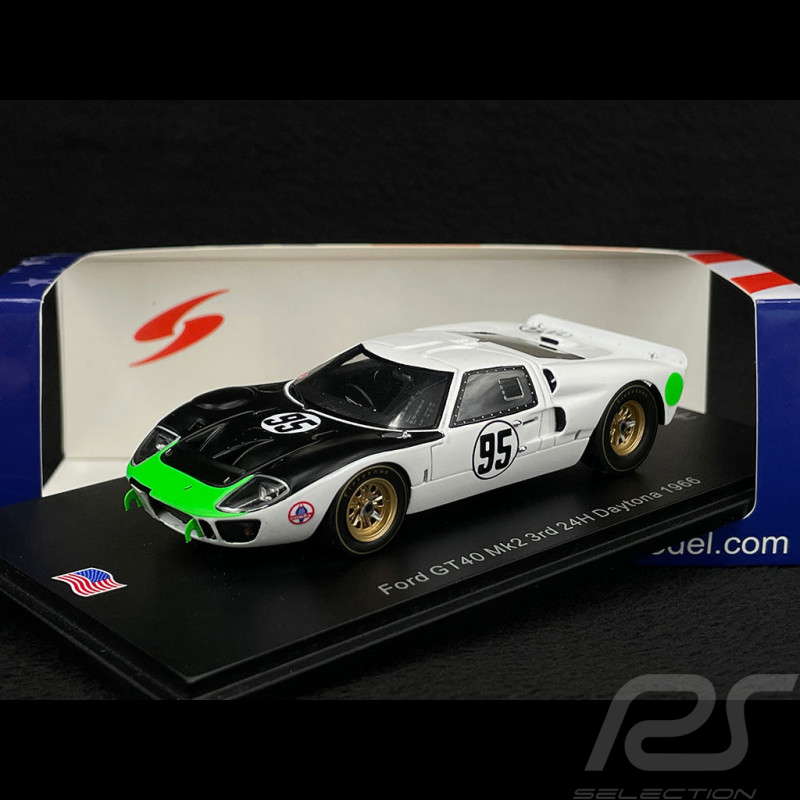 Ford GT40 Mk II n° 95 3. 24h Daytona 1966 1/43 Spark US256