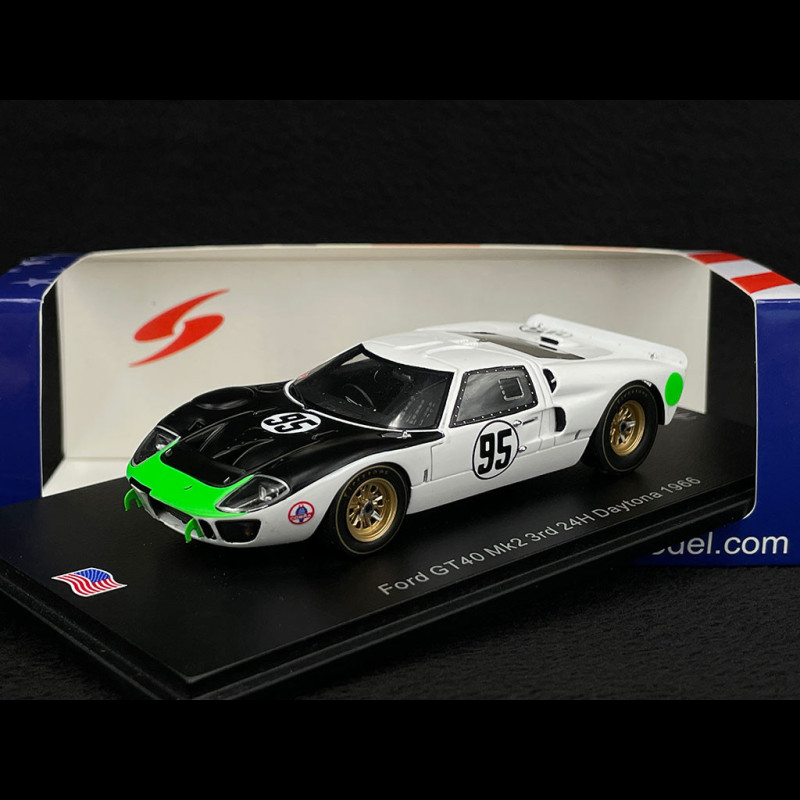 Ford GT40 Mk II n° 95 3rd 24h Daytona 1966 1/43 Spark US256