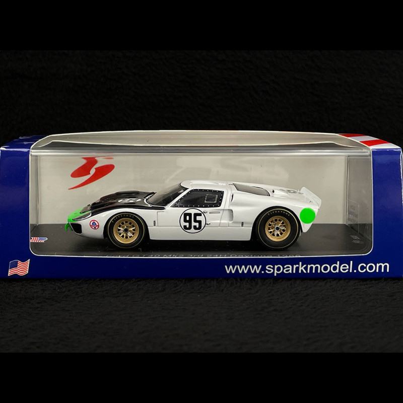 Ford GT40 Mk II n° 95 3rd 24h Daytona 1966 1/43 Spark US256