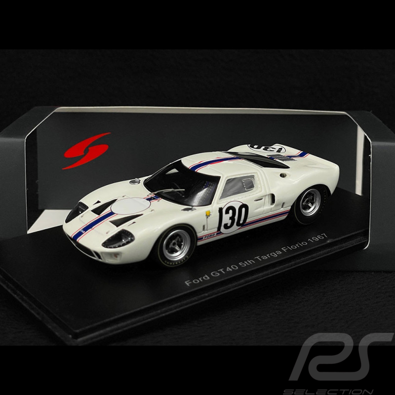 Ford GT40 n° 130 Targa Florio 1967 1/43 Spark S9222