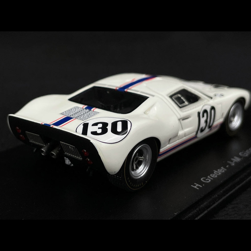 Miniature Spark 1/43 – Ford GT40 N°130 Targa Florio 1967 – H. Greder – Résine