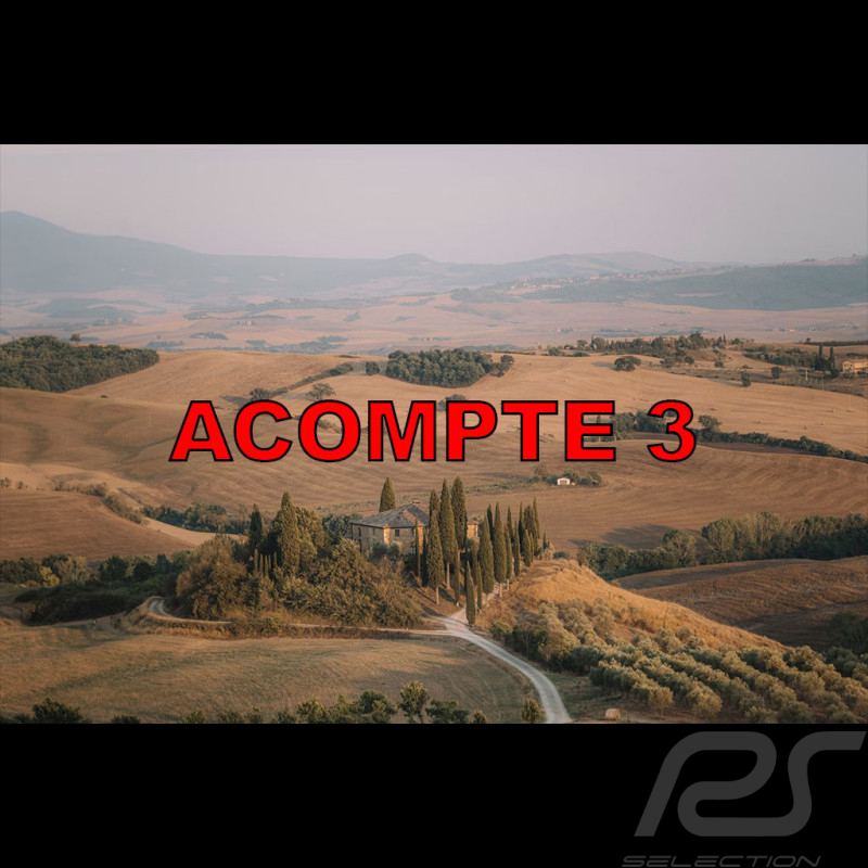 3ème Acompte "La Toscane" pour 2 personnes