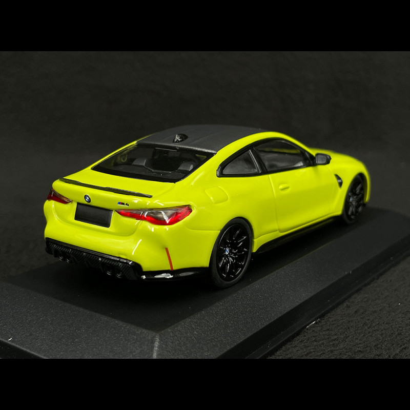 BMW M4 Competition Coupé 2020 Sao Paulo Yellow 1/43 Minichamps 410020120