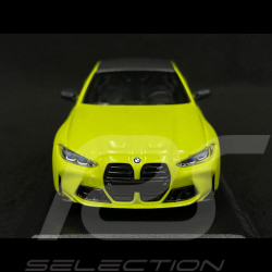 BMW M4 Competition Coupé 2020 Sao Paulo Yellow 1/43 Minichamps 410020120
