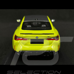 BMW M4 Competition Coupé 2020 Sao Paulo Yellow 1/43 Minichamps 410020120