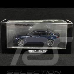 BMW M3 Competition Limousine 2020 Bleu Tanzanite 1/43 Minichamps 410020201