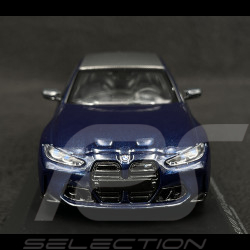 BMW M3 Competition Limousine 2020 Bleu Tanzanite 1/43 Minichamps 410020201