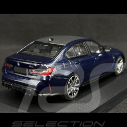 BMW M3 Competition Limousine 2020 Bleu Tanzanite 1/43 Minichamps 410020201