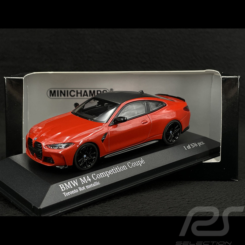 BMW M4 Competition Coupé 2020 Rouge Toronto 1/43 Minichamps 410020121