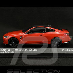 BMW M4 Competition Coupé 2020 Rouge Toronto 1/43 Minichamps 410020121