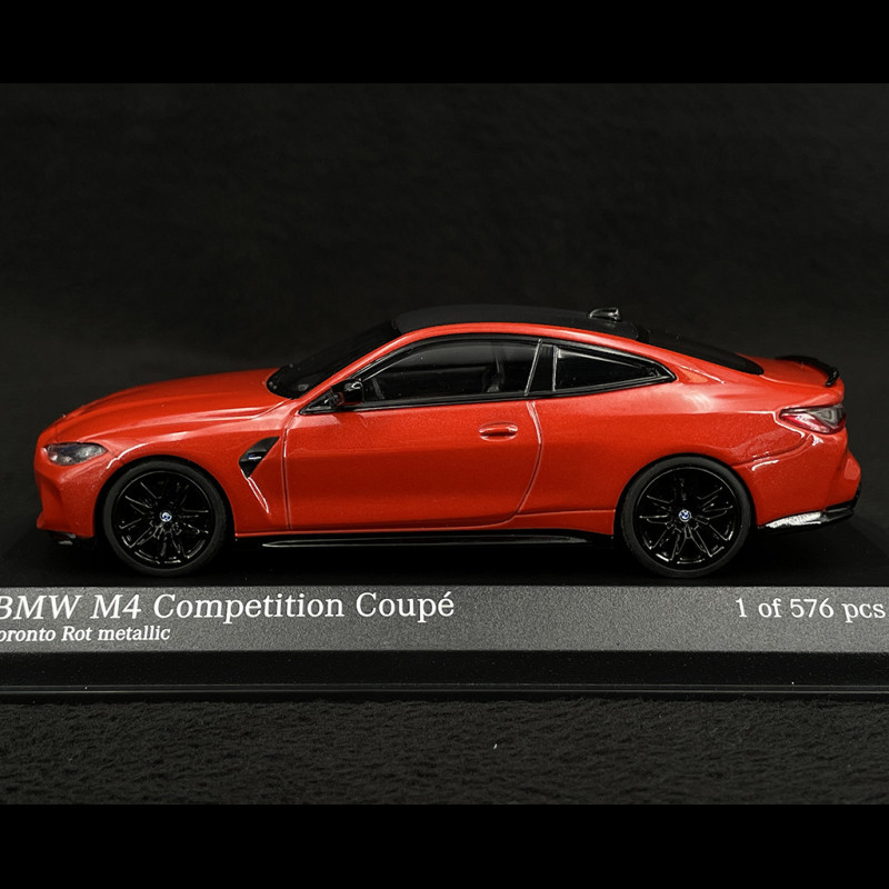 BMW M4 Competition Coupé 2020 Toronto Red 1/43 Minichamps 410020121