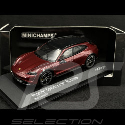 Porsche Taycan Cross Tourismo Turbo S 2019 Rot Cherry Metallic 1/43 Minichamps 410069300