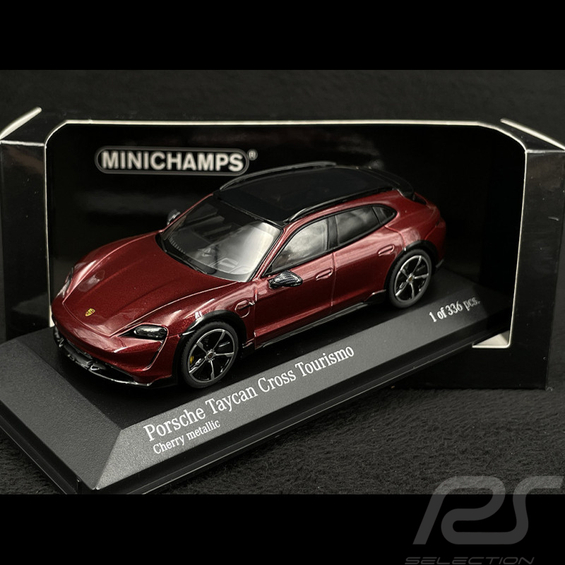 Porsche Taycan Cross Tourismo Turbo S 2019 Rot Cherry Metallic 1/43 Minichamps 410069300