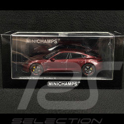 Porsche Taycan Turbo S 2019 Cherry Red Metallic 1/43 Minichamps 410068474