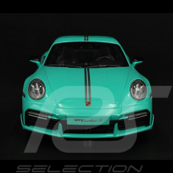 Porsche 911 Turbo S Type 992 2021 20ème Anniversaire Chine Vert Menthe Métallique 1/18 Minichamps 155069175